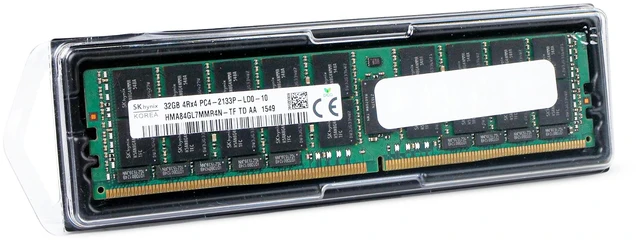 Alt view image 4 of 7 - SK Hynix HMA84GL7MMR4N-TF 32GB DDR4 2133MHz 4Rx4 LRDIMM ECC Server RAM (PC4-2133P)