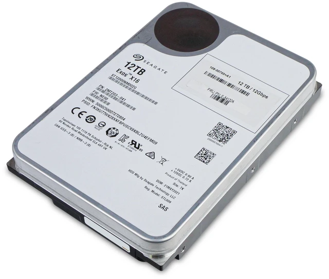 Alt view image 11 of 14 - Seagate Exos X16 12TB 7200 RPM SAS 12Gb/s 3.5" Hard Drive ST12000NM002G