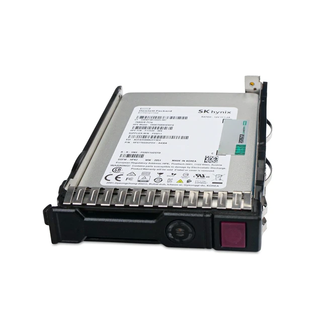 Alt view image 6 of 7 - HP Generation 8 VK007680KWWFQ P11534-004 7.68TB 1 DWPD PCIe Gen 3.0 x4 4GB/s 3D TLC U.2 NVMe 2.5in Read Intensive Enterprise Solid State Drive