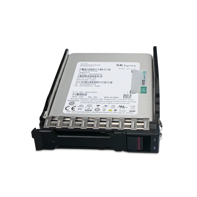 Alt view image 6 of 7 - HP Generation 11 VK007680KWWFQ P11534-004 7.68TB 1 DWPD PCIe Gen 3.0 x4 4GB/s 3D TLC U.2 NVMe 2.5in Read Intensive Enterprise Solid State Drive