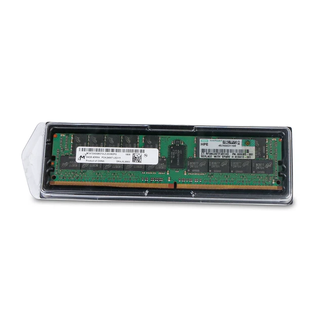 Alt view image 2 of 7 - Micron MTA72ASS8G72LZ-2G3B2PG 64GB DDR4 2400MHz 4Rx4 LRDIMM ECC Server RAM (PC4-2400T)
