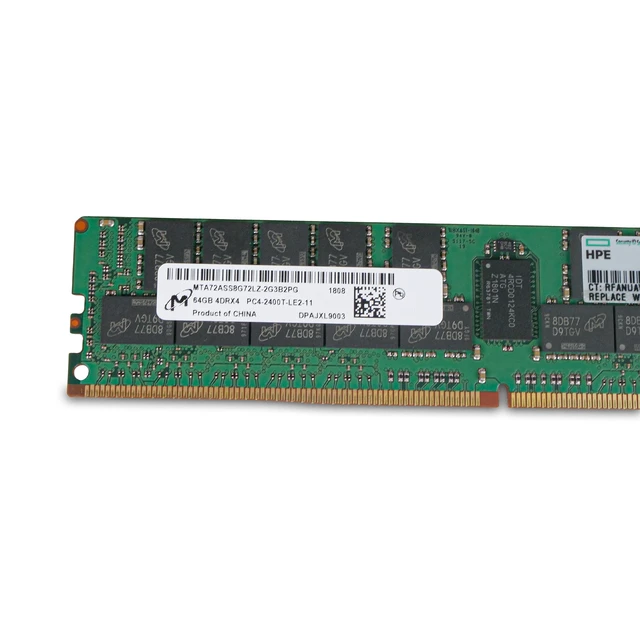 Alt view image 3 of 7 - Micron MTA72ASS8G72LZ-2G3B2PG 64GB DDR4 2400MHz 4Rx4 LRDIMM ECC Server RAM (PC4-2400T)