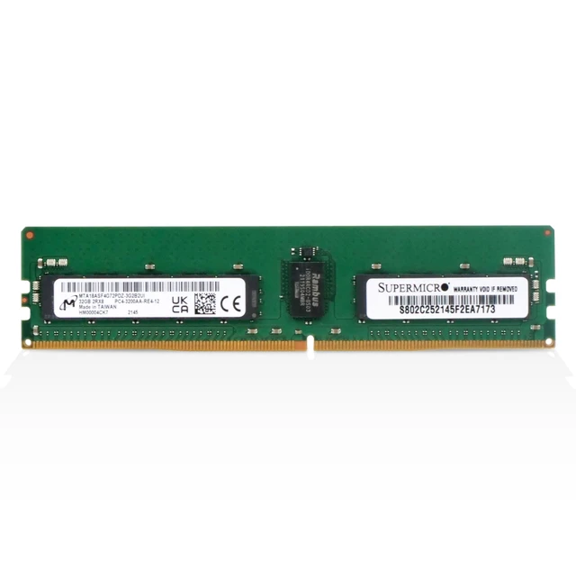 Alt view image 2 of 7 - Micron/SUPERMICRO MTA18ASF4G72PDZ-3G2 32GB DDR4 3200MHz RDIMM ECC Server RAM (PC4-3200AA)