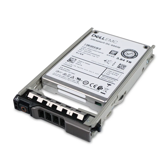 Alt view image 7 of 7 - Dell G13 0YW17N 3.84TB 1 DWPD SAS 12Gb/s 512e 3D TLC 2.5in Read Intensive Enterprise Solid State Drive