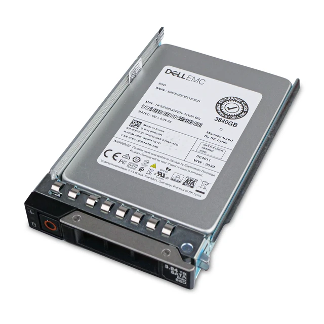 Alt view image 7 of 7 - Dell G14 0D6C0R 3.84TB 1 DWPD SATA 6Gb/s 512e 3D TLC 2.5in Read Intensive Solid State Drive