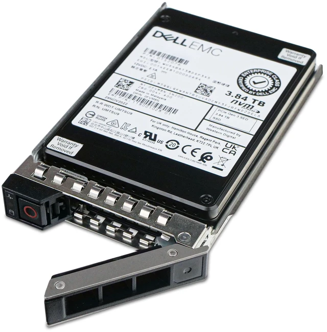 Alt view image 7 of 7 - Dell G14 0FVM8N 3.84TB 1 DWPD PCIe Gen 3.1 x4 4GB/s 3D TLC U.2 NVMe 2.5in Read Intensive Enterprise Solid State Drive