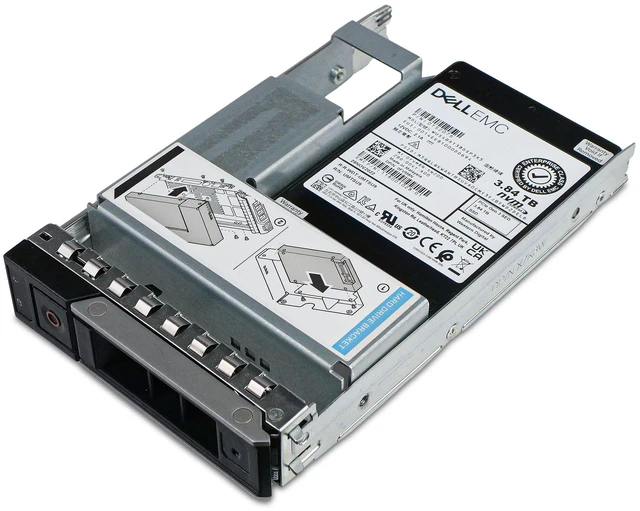 Alt view image 7 of 7 - Dell G14 0FVM8N 3.84TB 1 DWPD PCIe Gen 3.1 x4 4GB/s 3D TLC U.2 NVMe Hybrid 3.5in Read Intensive Enterprise Solid State Drive