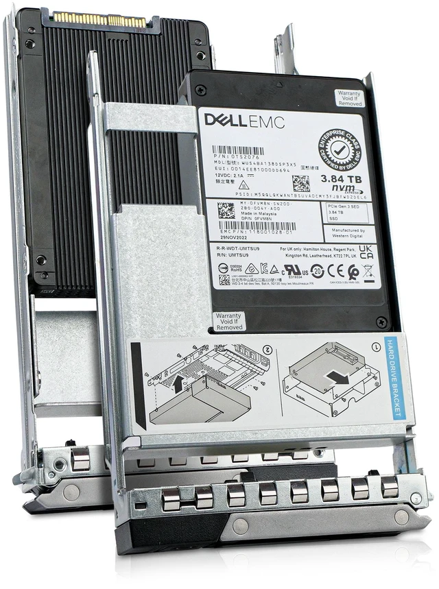 Main image of Dell G14 0FVM8N 3.84TB 1 DWPD PCIe Gen 3.1 x4 4GB/s 3D TLC U.2 NVMe Hybrid 3.5in Read Intensive Enterprise Solid State Drive