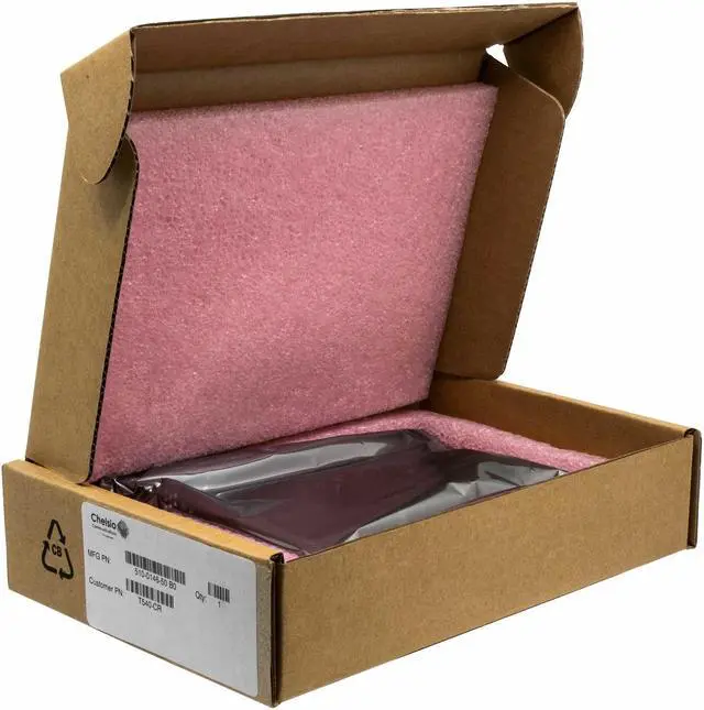 Alt view image 3 of 4 - Chelsio T540-CR Quad Port SFP+ 10GbE PCIe 3.0 x8 Unified Wire Adapter Server Network Card (110-1178-50)