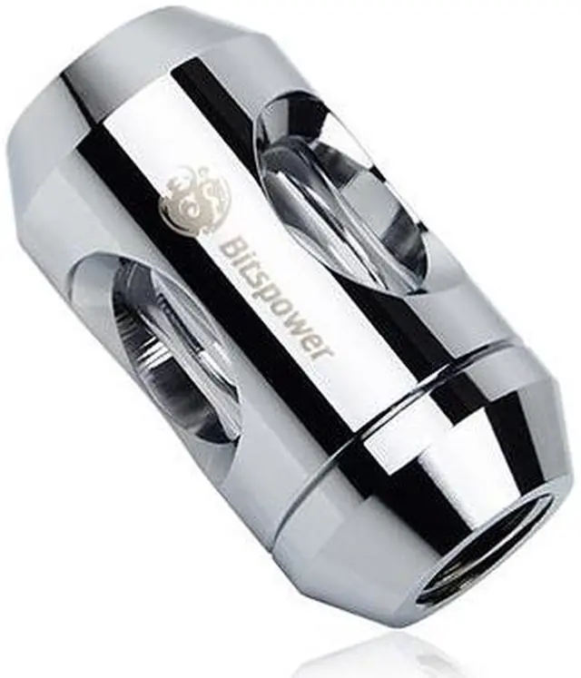 Alt view image 6 of 6 - Bitspower G1/4" In-Line Filter, Silver Shining