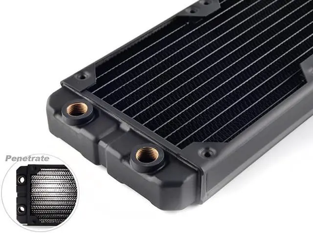 Alt view image 2 of 3 - Bitspower Leviathan SF 280 4xG1/4" Radiator