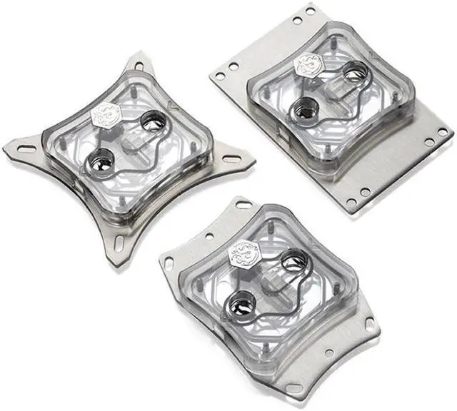 Alt view image 7 of 10 - Bitspower CPU Waterblock Summit M, Clear Acrylic Top, Digital RGB, Intel & AMD CPU