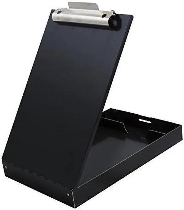 Alt view image 2 of 12 - Saunders Storage Clipboard 1-1/2" Storage 9"Wx14-1/4"Lx2-3/4"H BK 11018