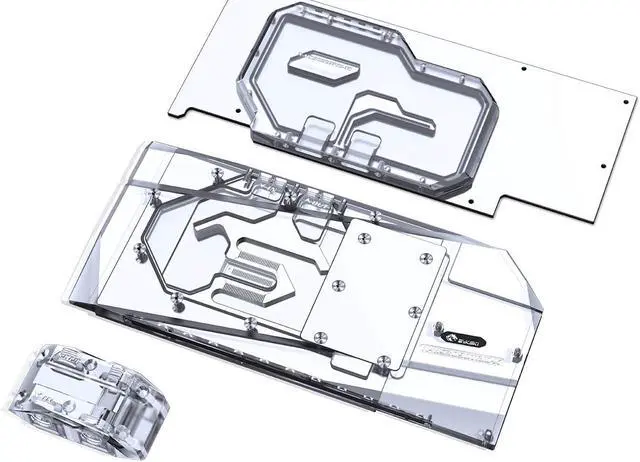 Main image of Bykski Full Coverage GPU Water Block w/ Integrated Active Backplate for MSI RTX 3090 GAMING X TRIO (N-MS3090TRIO-TC)