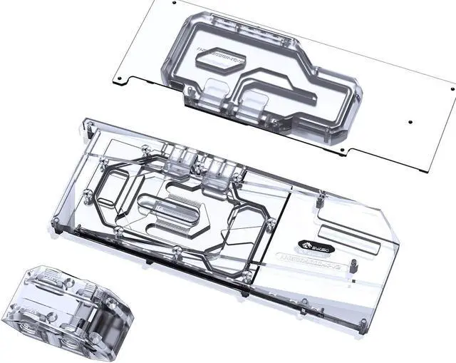 Main image of Bykski Full Coverage GPU Water Block w/ Integrated Active Backplate for Colorful iGame RTX 3090 (N-IG3090UL-TC)