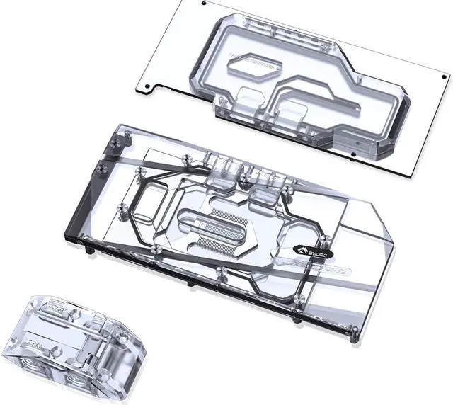 Main image of Bykski Full Coverage GPU Water Block w/ Integrated Active Backplate for AIC Reference RTX 3090 (N-RTX3090H-TC-V2)