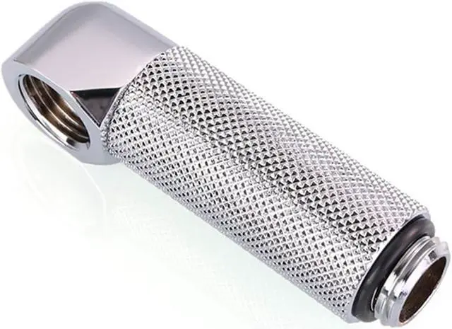 Main image of Bykski G 1/4in. Male to Female 90 Degree Rotary 40mm Extension Elbow Fitting (B-RD90-EXJ40)