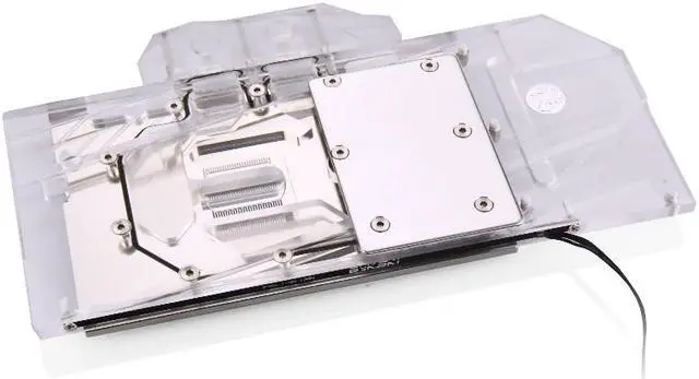 Main image of Bykski  Full Coverage GPU Water Block for ASUS TUF3 RX 5700XT - Clear W/ RBW (A-AS5700XTTUF-X)