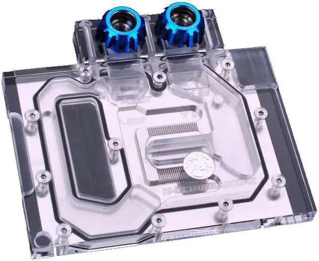 Main image of Bykski Full Coverage GPU Water Block for MSI GTX 1060 AERO - Clear W/ RBW (N-MS1060AERO-X)