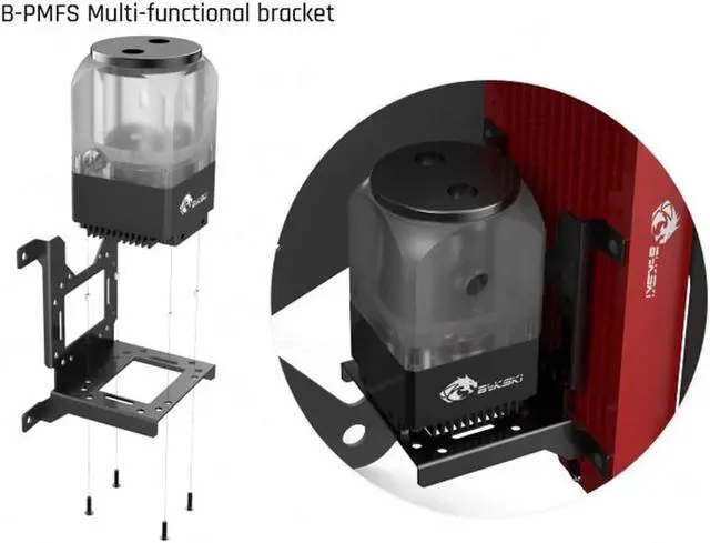 Alt view image 2 of 4 - Bykski Mini DDC Pump Reservoir Combo w/ Armor (B-TANK-DDC-MI)