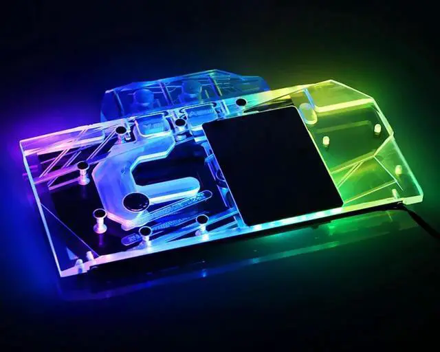 Alt view image 5 of 6 - Bykski MSI RTX 2070 / 2080 Ventus V2 Full Coverage GPU Water Block - Clear (N-MS2080VENTUS-X)