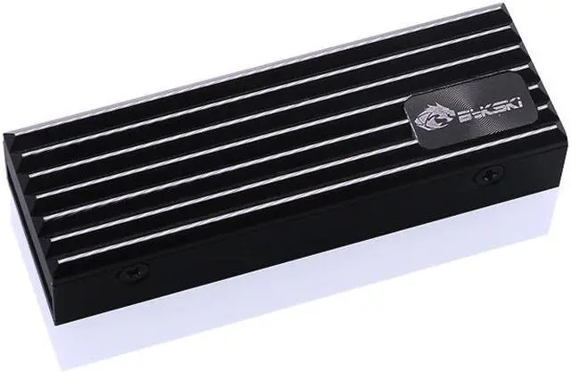 Alt view image 2 of 6 - Bykski M.2 SSD Aluminum Hard Disk Armor - Black (B-NVME-CT)