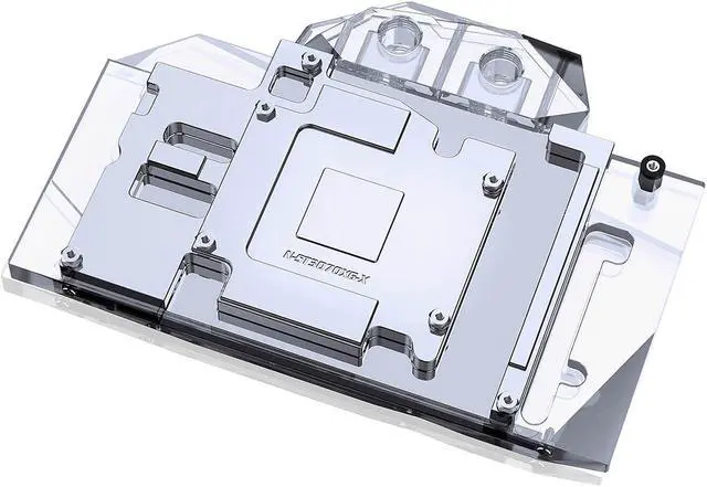Alt view image 8 of 13 - Bykski Full Coverage GPU Water Block and Backplate for Zotac RTX 3060Ti/3070 (N-ST3070XG-X)
