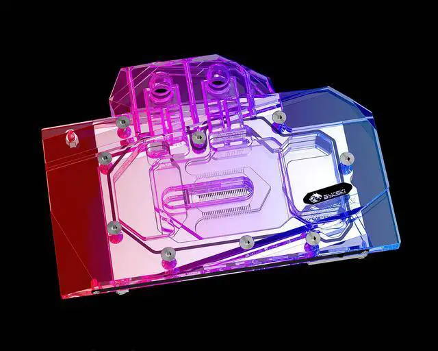 Alt view image 10 of 13 - Bykski Full Coverage GPU Water Block and Backplate for Zotac RTX 3060Ti/3070 (N-ST3070XG-X)