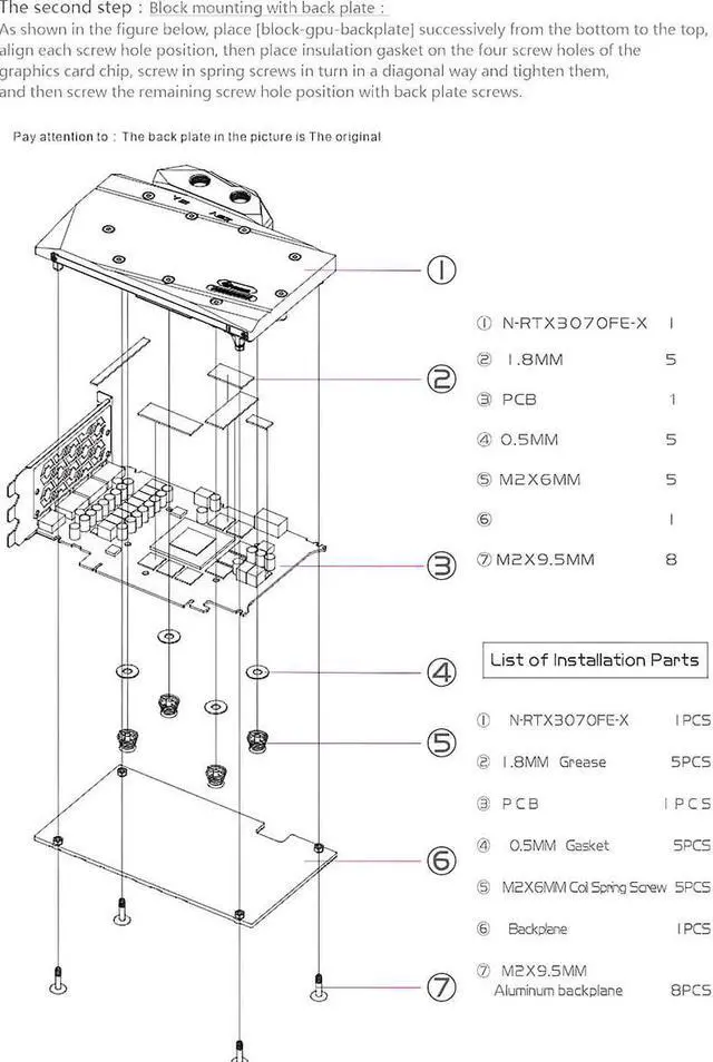 Alt view image 12 of 13 - Bykski Full Coverage GPU Water Block and Backplate for RTX 3060Ti/3070 Founders Edition (N-RTX3070FE-X)