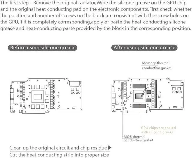 Alt view image 6 of 7 - Bykski Full Coverage GPU Water Block and Backplate for XFX RX 6800/6900 XT  Overseas Edition (A-XF6900XT-X)