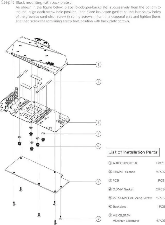 Alt view image 7 of 7 - Bykski Full Coverage GPU Water Block and Backplate for XFX RX 6800/6900 XT  Overseas Edition (A-XF6900XT-X)