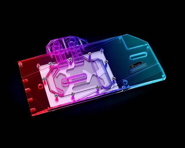 Alt view image 10 of 13 - Bykski Full Coverage GPU Water Block and Backplate for Sapphire RX 6800 / 6900 Super Platinum (A-SP6900XT-X)