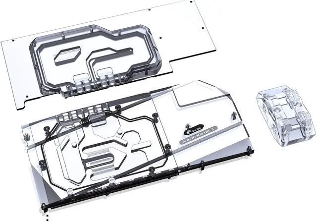 Alt view image 5 of 7 - Bykski Full Coverage GPU Water Block w/ Integrated Active Backplate for Colorful iGame RTX 3090 Vulcan / Neptune (N-IG3090VXOC-TC)