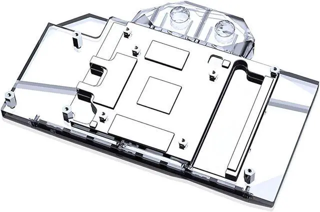 Alt view image 2 of 7 - Bykski Full Coverage GPU Water Block and Backplate for Gigabyte AORUS RTX 3060 Elite 12G (N-GV3060AORUS-X)