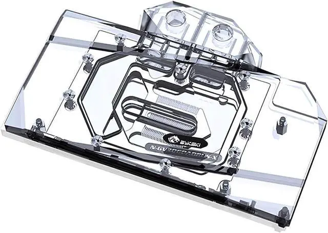 Alt view image 3 of 7 - Bykski Full Coverage GPU Water Block and Backplate for Gigabyte AORUS RTX 3060 Elite 12G (N-GV3060AORUS-X)