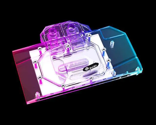 Alt view image 4 of 7 - Bykski Full Coverage GPU Water Block and Backplate for Gigabyte AORUS RTX 3060 Elite 12G (N-GV3060AORUS-X)