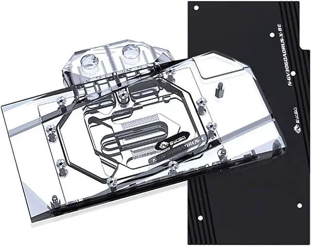 Alt view image 6 of 7 - Bykski Full Coverage GPU Water Block and Backplate for Gigabyte AORUS RTX 3060 Elite 12G (N-GV3060AORUS-X)