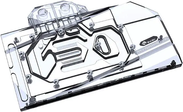 Alt view image 3 of 7 - Bykski Full Coverage GPU Water Block and Backplate for Gigabyte AORUS RTX 3070Ti Master 8GB (N-GV3070TIAORUS-X)
