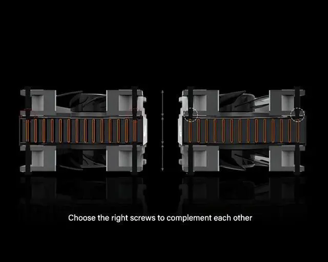 Alt view image 3 of 5 - Granzon 120mm x 30mm Modular Radiator, 120mm x 1, Single Fan (GH120N)