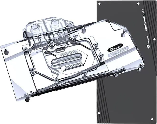 Alt view image 6 of 7 - Bykski Full Coverage GPU Water Block and Backplate for Hewlett-Packard RTX 3060Ti (N-HP3060TI-X)