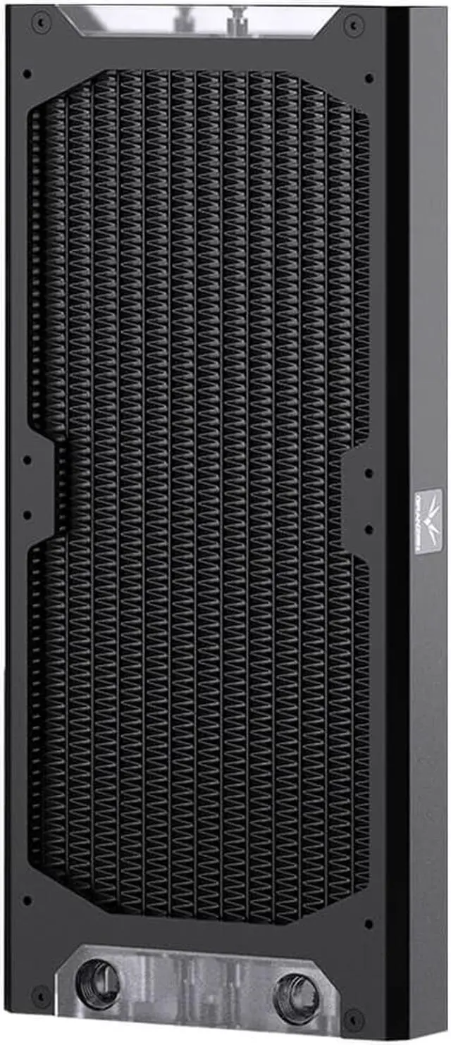 Alt view image 2 of 6 - Granzon 240mm x 30mm Modular Radiator, 120mm x 2, Dual Fan (GH240N-30)