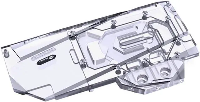 Alt view image 3 of 7 - Bykski Full Coverage GPU Water Block and Backplate for Colorful iGame RTX 3070 Advanced OC  (N-IG3070ULOC-X)