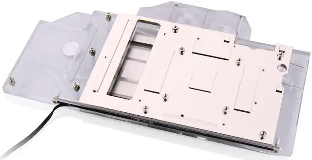 Alt view image 2 of 6 - Bykski  Full Coverage GPU Water Block for ASUS TUF3 RX 5700XT - Clear W/ RBW (A-AS5700XTTUF-X)