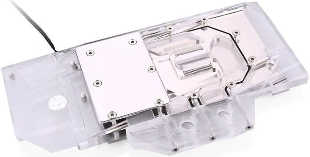 Alt view image 3 of 6 - Bykski  Full Coverage GPU Water Block for ASUS TUF3 RX 5700XT - Clear W/ RBW (A-AS5700XTTUF-X)