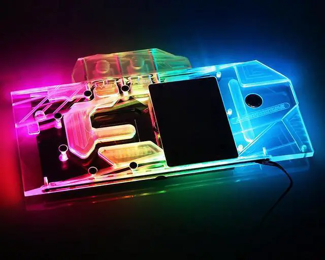 Alt view image 4 of 6 - Bykski  Full Coverage GPU Water Block for ASUS TUF3 RX 5700XT - Clear W/ RBW (A-AS5700XTTUF-X)
