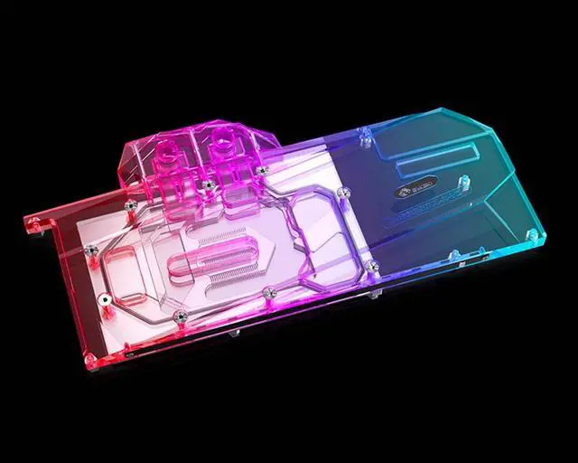 Alt view image 4 of 7 - Bykski Full Coverage GPU Water Block and Backplate for Colorful iGame RTX 3080/3090 (N-IG3090UL-X-V2)