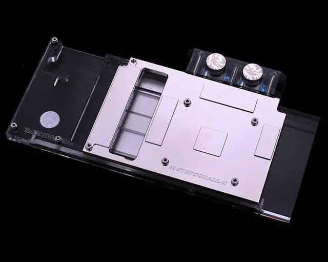 Alt view image 2 of 2 - Bykski Full Coverage GPU Water Block for Zotac GTX 1060 PLUS GAMING - Clear W/ RBW (N-ST1060PLUSV2-X)