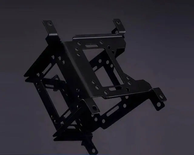 Alt view image 3 of 7 - Bykski 120mm Multi Function 90 Degree Shelf Style Water Cooling Bracket - Black (B-PMFS)