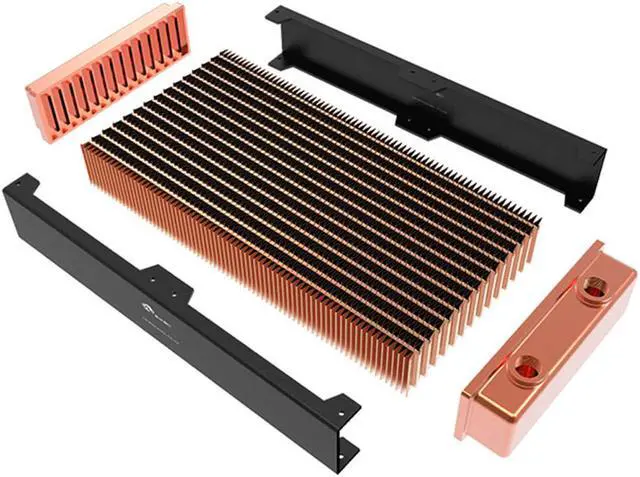 Alt view image 4 of 7 - Bykski 480mm x 60mm RC Series Radiator, 120mm x 4, Quad Fan(CR-RD480RC-TK60-V2)