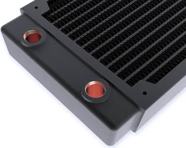 Alt view image 2 of 7 - Bykski 480mm x 40mm RC Series Radiator, 120mm x 4, Quad Fan (CR-RD480RC-TK-V2)